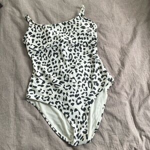 Aerie leopard one piece bathing suit